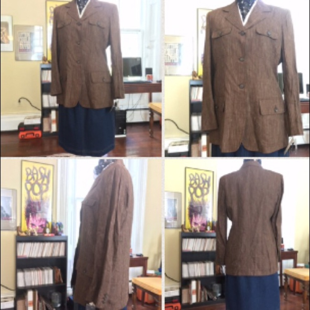 Emanuel Ungaro linen military jacket, “Liberte” - Picture 3 of 8